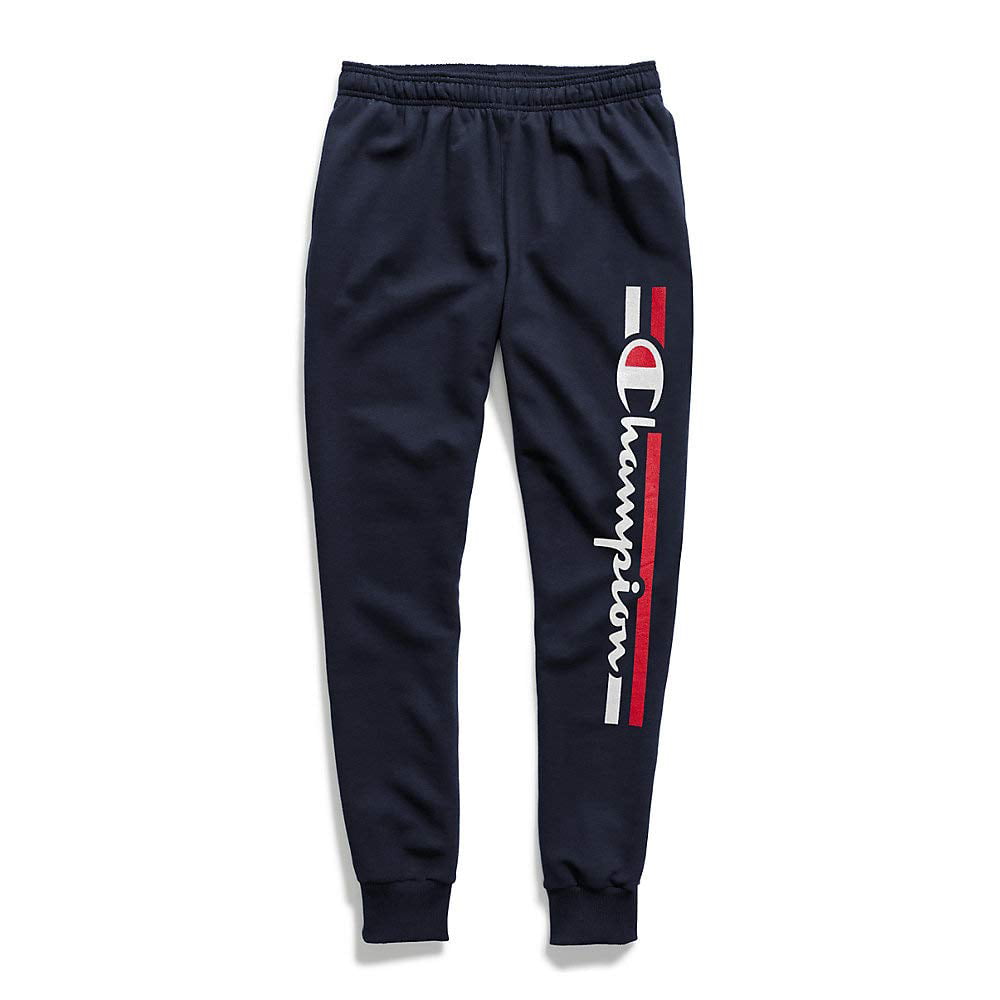 Champion - Champion Mens Powerblend Graphic Jogger Pant, Adult, Navy ...