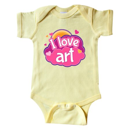 

Inktastic Artist I Love Art Gift Baby Girl Bodysuit