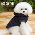 thumbnail image 1 of Ropa cómoda para perros acolchada chaqueta suave de invierno para perros ropa azul oscuro para mascotas chaqueta para cachorros ropa para perros ANGGREK Otros, 1 of 8