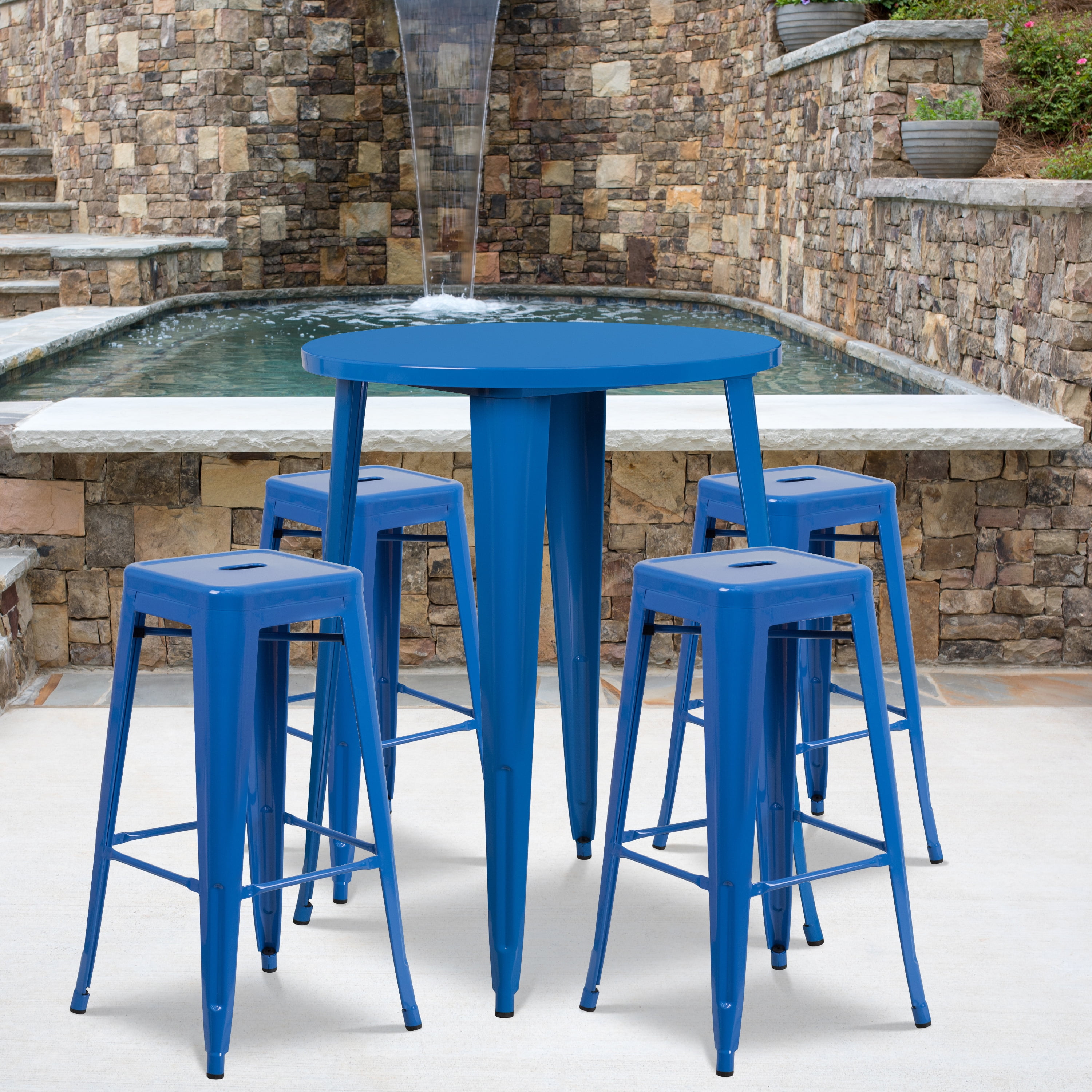 bizchair-commercial-grade-30-round-blue-metal-indoor-outdoor-bar-table