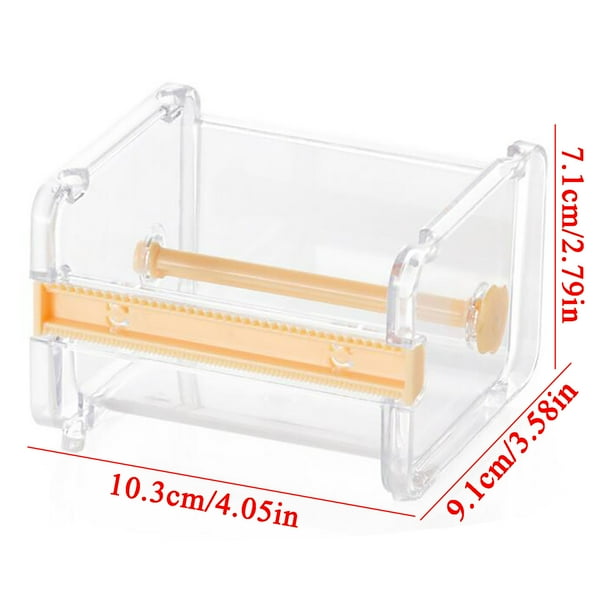 VerPetridure Mini Tape Cutter Double Serrated office Small Tape Divider
