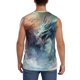 thumbnail image 4 of Fotbe Ink Style Wave Dragon Men's Camiseta sin Mangas Estampada para Hombres, Playera Casual para Gimnasio, Entrenamiento, Playa-XX-Large, 4 of 7