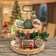 thumbnail image 4 of Juego de bandejas decorativas escalonadas para Halloween | 9 letreros de madera con diseños espeluznantes | Bonitas decoraciones de mesa para fiestas en la cocina, 4 of 5