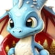 thumbnail image 5 of 3 piezas de acrílico Flying Dragon Baby 2D plano árbol de Navidad coche adornos colgantes, 5 of 9