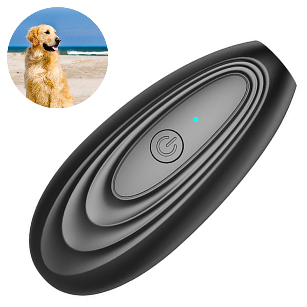 Anti-Aboiement Ultrason Pour Chien - Dispositif Portable Avec LED Et Sifflet - Pour Éduquer Les Chiens à L'Intérieur Et à L'Extérieur - 10