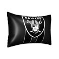 thumbnail image 2 of Funda de almohada de satén de los Raiders, 20 x 30 pulgadas, funda de almohada para dormitorio de estudiantes, funda de almohada para sofá, funda de almohada rectangular, 2 of 8