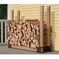 thumbnail image 4 of ShelterLogic LumberRack Firewood Rack Adjustable Plastic Bracket Kit, Black, 4 of 6