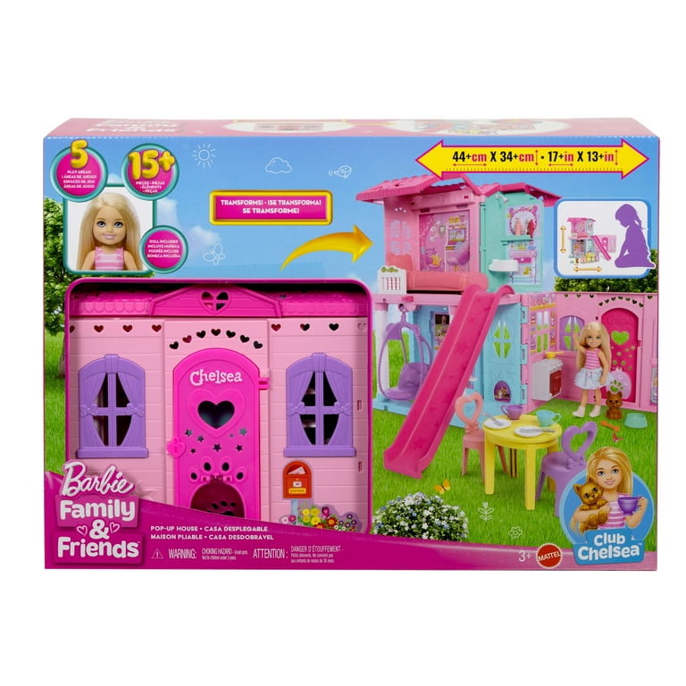 Dollhouse Chelsea Clubhouse Dolls Barbie Chelsea Pop-Up Doll House