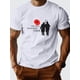 thumbnail image 1 of Camiseta informal de cuello redondo para hombre con estampado "We Will Remember Them", 100 % algodón, manga corta, tejido de punto veraniego, corte regular, 150 g/m² - Camiseta de salida, camisetas de, 1 of 6