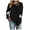 Black, variant on Women's Crewneck Sweatshirts Basic Witch Halloween Casual Long Sleeve Shirt Fall Pullover Top