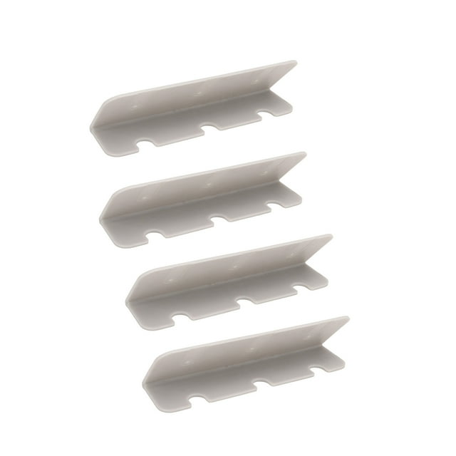 4Pcs PVC Inflatable Boat Seat Hook Clip Bracket for Inflatable Rubber Dinghy Raft Yacht Kayak Rowing Boat Accessories Gray