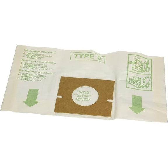 Replacement Part For Hoover Paper Bag, Type S Can Spectrum/Futura Pack of 3