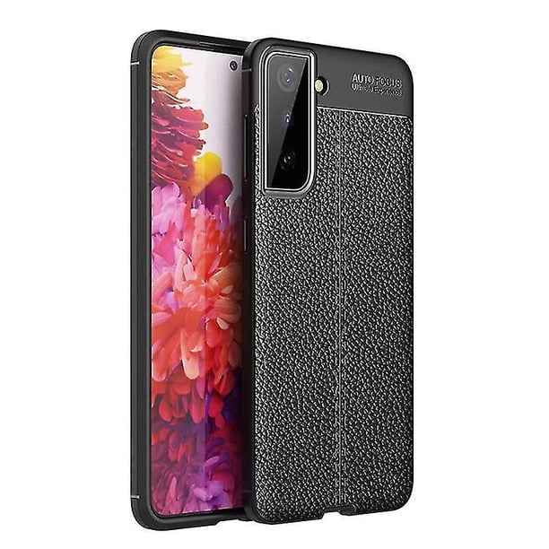 Funda de TPU con textura de lichi para Samsung Galaxy S21+ 5g, a prueba de golpes