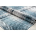 thumbnail image 6 of Rugs America Jaelyn JD50A Baltic Rapids Plaid Contemporary Blue Area Rug, 2'6" x 8', 6 of 9