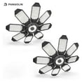 thumbnail image 1 of Luz de Garaje LED, Paquete de 2 40000LM 6500K Súper Brillante, 200W Luces de Garaje LED de Techo con 8 Paneles Deformables Aptos para Toma de Luz de Garaje E26/E27 Aplicable para Garaje,  Ático, 1 of 8