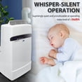 thumbnail image 6 of Whynter ARC-12SD 12,000 BTU Dual Hose Portable Air Conditioner, Up to 500 Sq. Ft., Dehumidifier & Fan, Remote Control, Home & Office, White, 6 of 8