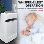 Whynter ARC-12SD 12,000 BTU Dual Hose Portable Air Conditioner, Up to 500 Sq. Ft., Dehumidifier & Fan, Remote Control, Home & Office, White