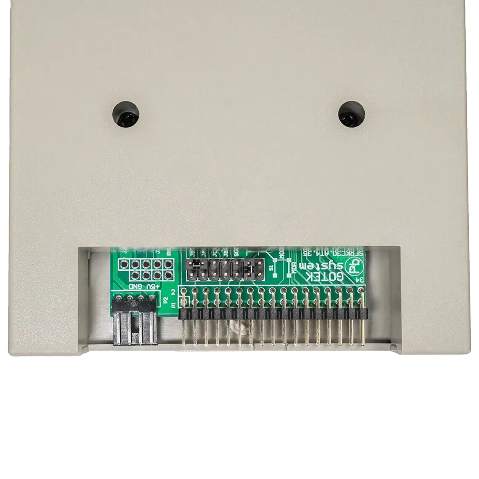 COOLHOOD USB Floppy Driver Emulator SFR1M44-U100LQD with Rotary Encodering Knob for Vintaged Computings and Music Equipment