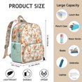 thumbnail image 6 of Corgi Dog and Flower Florals Backpack Backpack for School,Cute School Bag,Schoolbag with Adjustable Shoulder Straps & Padded Back,13.8"x11.4"x6", 6 of 6