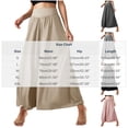 thumbnail image 2 of cocolona Womens Casual Solid Color High Waist Palazzo Pants Elastic Waist Wide Leg Dance Travel Lounge Pants, 2 of 5