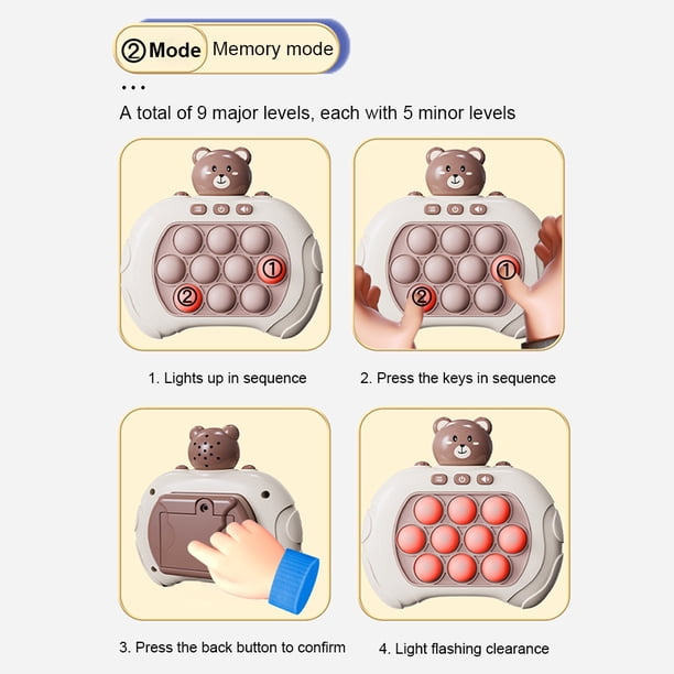 Creative Whack A Mole Game Juguetes de descompresión para niños y niñas (Munchkin C) Ndcxsfigh libre de BPA