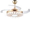 

MONIPA 42 Inch Fan Chandelier Gold With Remote Control LED Dimmable