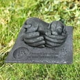 thumbnail image 4 of Piedra de jardín de tumba perfecl resina Pet memorial Stones Estatua de Patio al Césped Porche Tombstone perro, 4 of 7