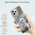 thumbnail image 2 of Cute Bunny Case Compatible with iPhone 14 Pro Max,Unique Art Design TPU Shock-proof Full Cover, 2 of 6