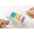 thumbnail image 1 of Lot de 2 Distributeurs de Ruban Transparents, Coupe-Ruban Washi, Support de Ruban en Rouleau pour Bureau (Lot de 2 - Beige), 1 of 6