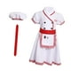 thumbnail image 5 of Conjunto de disfraz de chef para niños, cómodo con delantal, conjunto de cocina y repostería para niños con temática M, 5 of 9