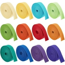 39.37 Yards 12 Colors Heavy Polycotton Webbing 1Inch Mixed Webbing Straps DIY for Bags Handles Tote Bag Webbing DIY