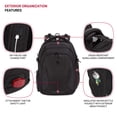 thumbnail image 3 of Funda para portátil SwissGear ScanSmart Black Stealth para portátil de 15 pulgadas, 3 of 8