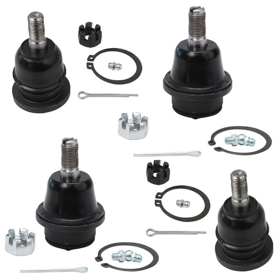 Detroit Axle - Front 4pc Ball Joints for 2005-2019 Toyota Tacoma, 4 Upper and Lower Ball Joints 2006 2007 2008 2009 2010 2011 2012 2013 2014 2015 2016 2017 2018 Replacement