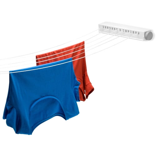 Honey Can Do 6Line Extendable Clothesline with 72' of Drying Space