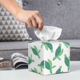 thumbnail image 5 of Goofa Sea Turtle Tissue Box Cover PVC Leather Tissue Holder Square Facial Tissue Case Facial Paper Organizer Dispenser for Bathroom, Vanity Countertop, 5 of 8