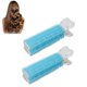 thumbnail image 1 of 2 pinzas para la raíz del cabello para dar volumen al instante, pinzas rizadoras para peinar sin calor, color azul., 1 of 5
