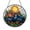 Acrylic 3.5 Inch, variant on Imaginary Farm Truck Stained Glass Suncatcher For Window Decor, Fantasy Country Vehicle Hanging Art With Fresh Vegetables And Blooms, Aesthetic Room Ornament, Decorative Indoor Present For Home