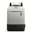 thumbnail image 3 of Backpack Men's Computer Backpack New Simple Fashion Business Backpack Trendy Travel Casual Student Schoolbag, 3 of 5