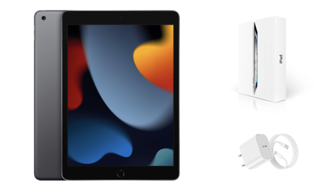 Open Box Apple iPad 9th Gen A2602 (WiFi) 64GB Space Gray (Grade A
