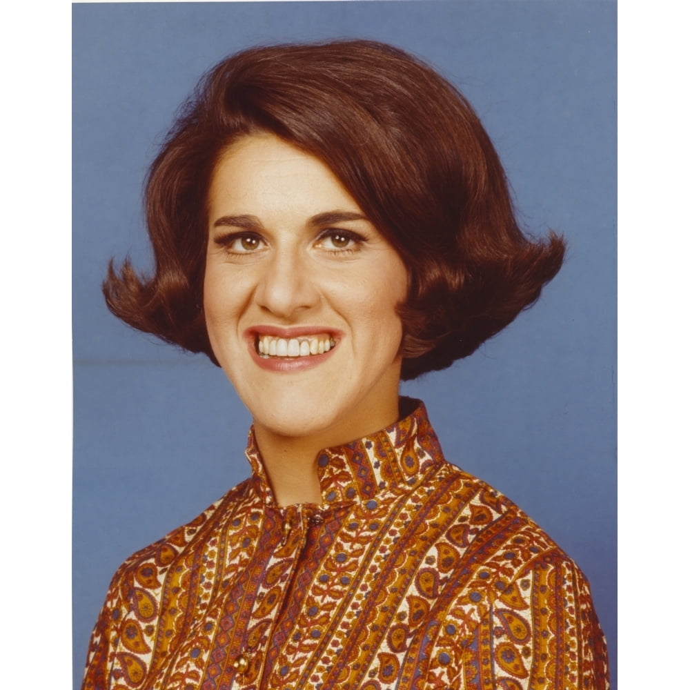 Ruth Buzzi smiling in Blue Background Close Up Portrait Photo Print (24