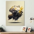 thumbnail image 2 of Designart Football Player Helmet II Canvas Wall Art, 2 of 5