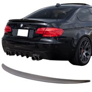 Ikon Motorsports Compatible with 07-11 3-Series E92 Coupe M3 Performance Carbon Fiber (CF) Trunk Spoiler