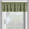 thumbnail image 4 of Ambesonne Camo Valance & Curtain, Abstract Chevron Forest, 55"x24", Pale Green Dark Green, 4 of 6