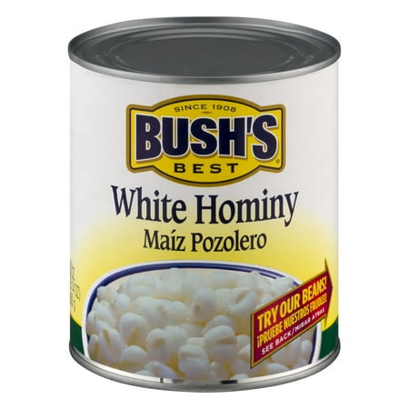 BUSH'S White Hominy  30 oz