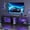 Black, variant on SOBREMESA 63" High Gloss LED TV Stands with Power Outlet for 70" TV, TV Consoles, Gaming Entertainment Center for PS5, with Adjustable Glass Shelves for Living Room, Bedroom, White