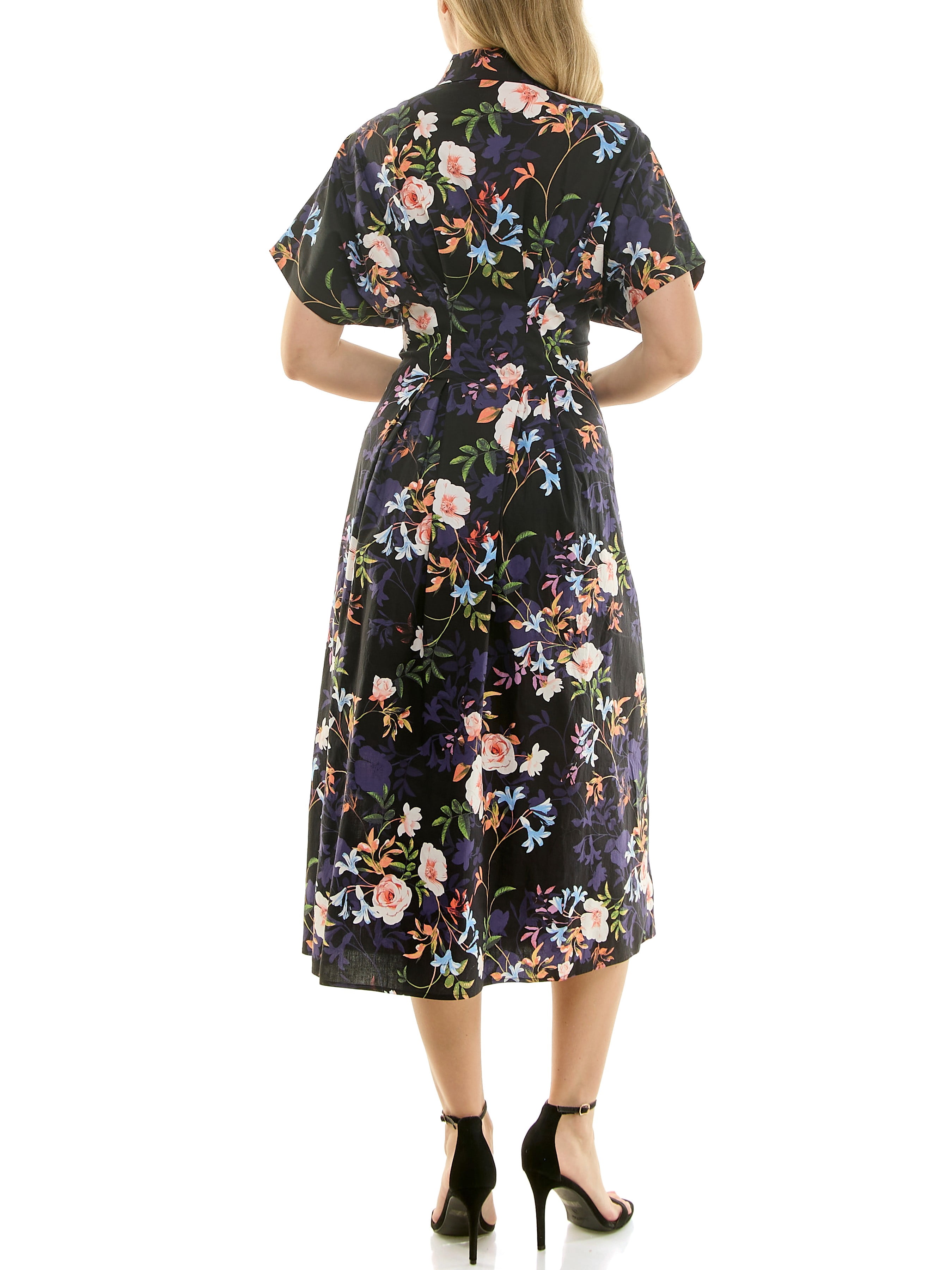 Nicole Miller Pintuck Waist Shirtdress, Sizes 4-16