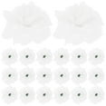 thumbnail image 4 of EeaseMX 50 rosas de seda para decorar sombreros, ropa y álbumes (blancas), 4 of 7