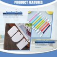 thumbnail image 4 of Roucerlin 14 Pieces Beginner Fondant Cake Decorating Tools Set, Plastic Fondant Sculpting Tools with Cake Scraper Smoother, Stripping Knife & Scissors, Fondant Modelling Cake Decoration Tool, 4 of 7