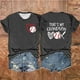 thumbnail image 2 of Camiseta de Manga Corta de Cuello Redondo Impresa para las Mujeres, Camisetas Casuales de Mujer, 2 of 3