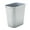 Gray, variant on Soft Molded Plastic Wastebasket  Rectangular  7 gal  Gray